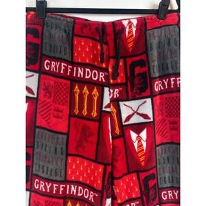 Harry Potter Gryffindor Fleece Pajama Pants Lounge Bottoms Size Large